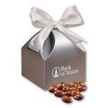 Chocolate Covered Almonds in Silver Gift Box